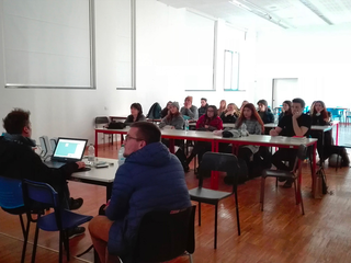 La stampa per l'arte, Presentazione del FabLab e di A14 con Valerio Fausti per le linee guida del progetto.