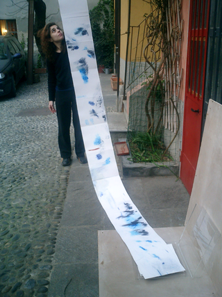 Nuvola da Viaggio. A Slice of Sky, Libro A Slice of Sky aperto