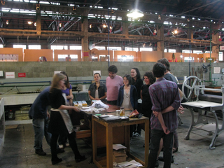 Oficinas de creatividade, Primi incontri introduttivi. Realizzazione della matrice e metodi di stampa.